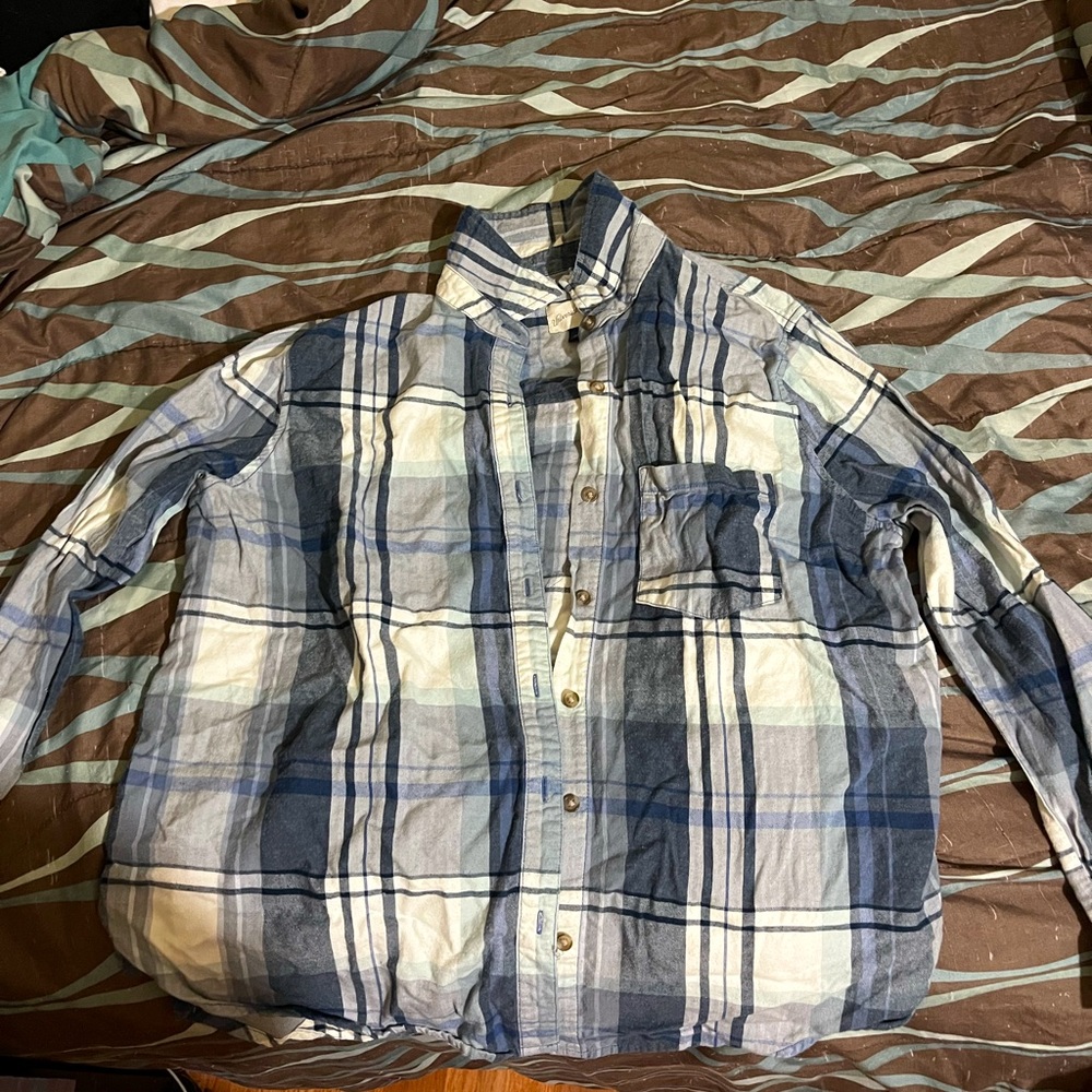 Women’s blue and grey Flannel